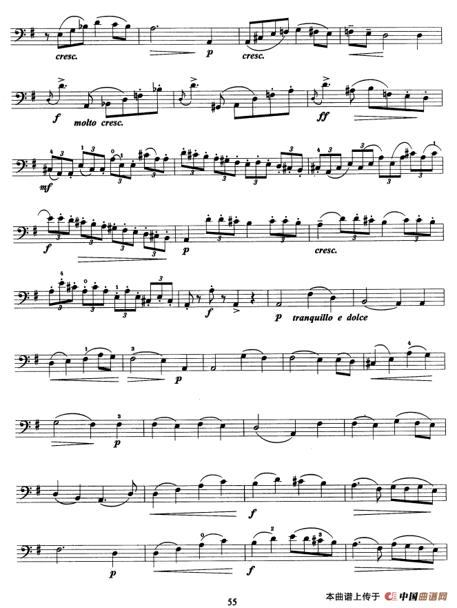 大提琴考级教程·第六级（大提琴）