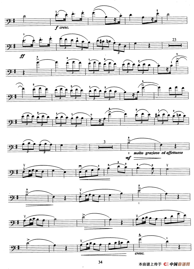 大提琴考级教程·第五级（大提琴）