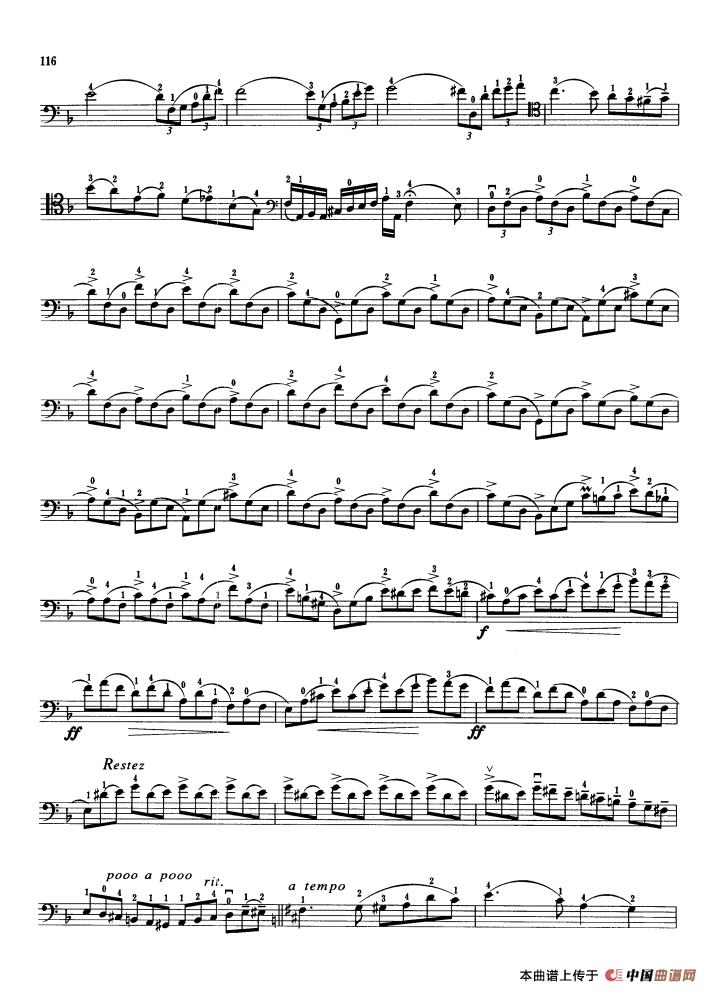 阿克莱小协奏曲 （大提琴）