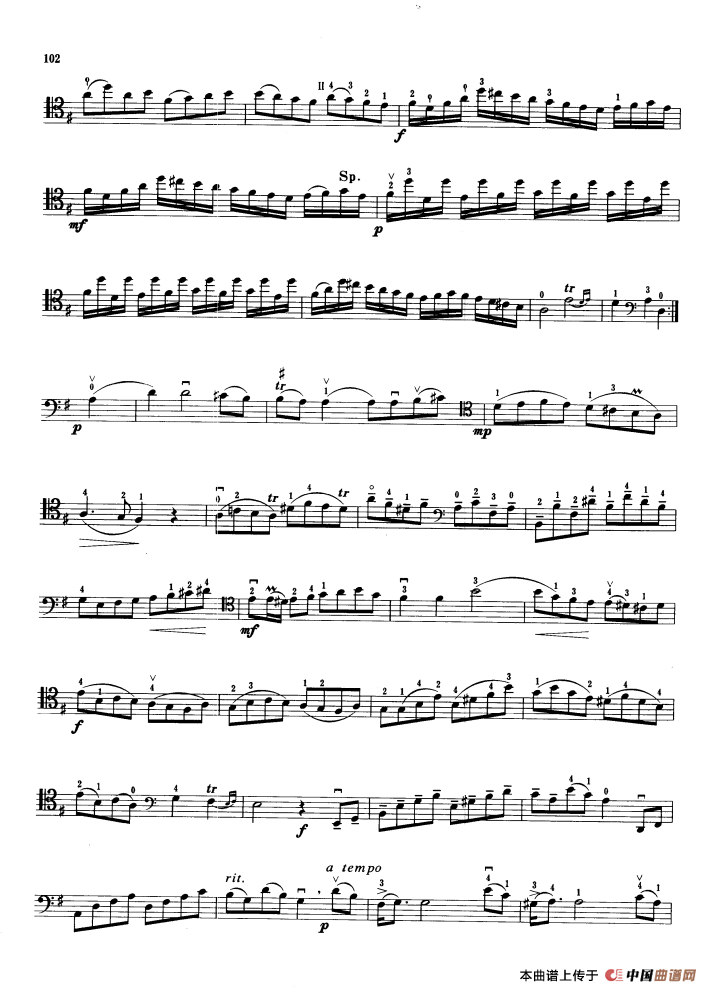 瓦蒂尼G大调奏鸣曲 （大提琴）