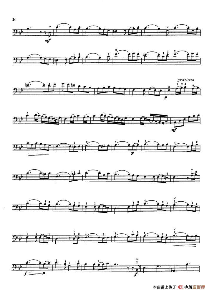 第一奏鸣曲 Op.43（大提琴）