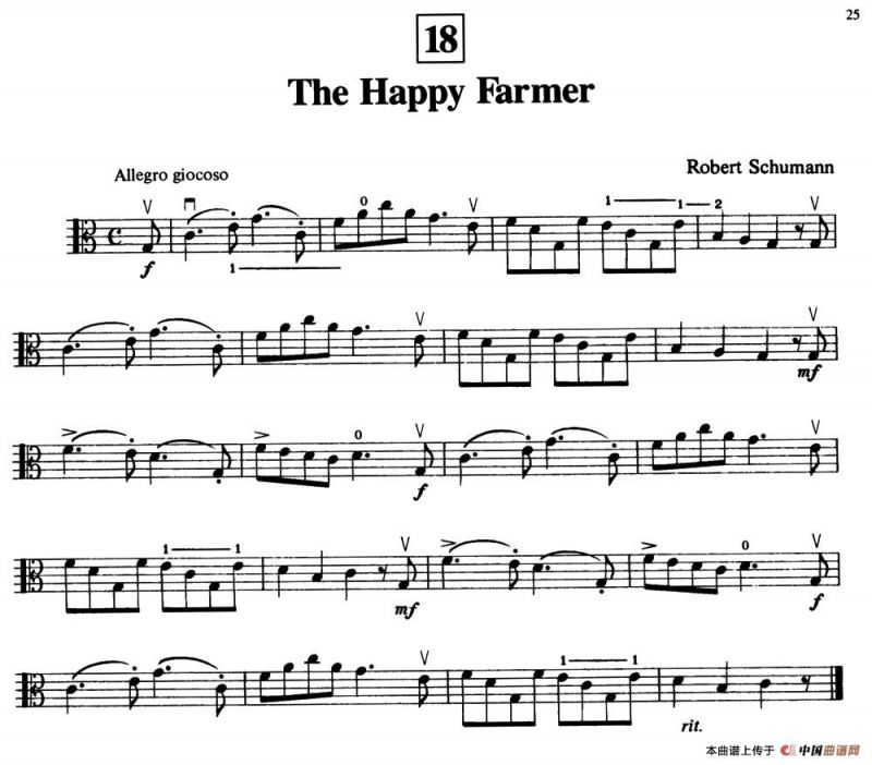 The Happy Farmer（中提琴）