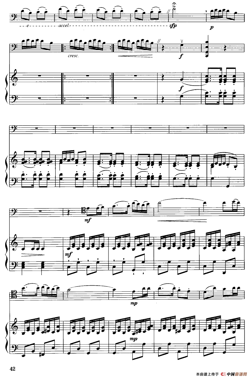 我骑着马儿过草原（大提琴+钢琴伴奏）