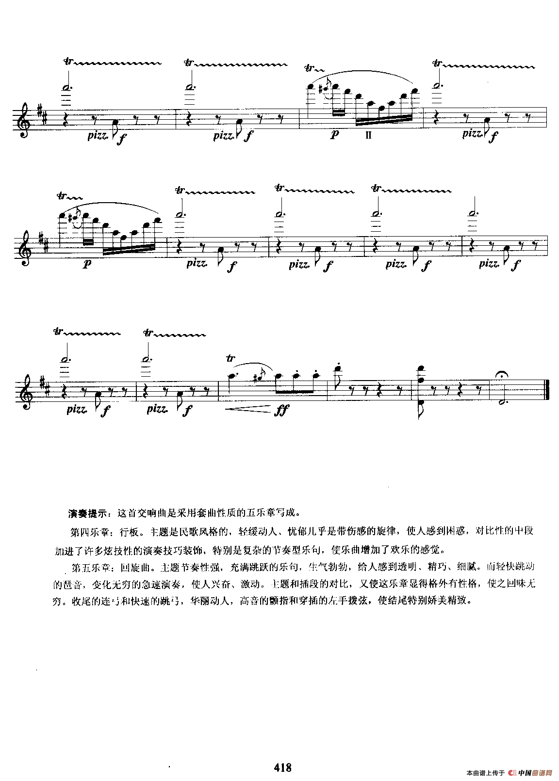 西班牙交响曲（第四、第五乐章）