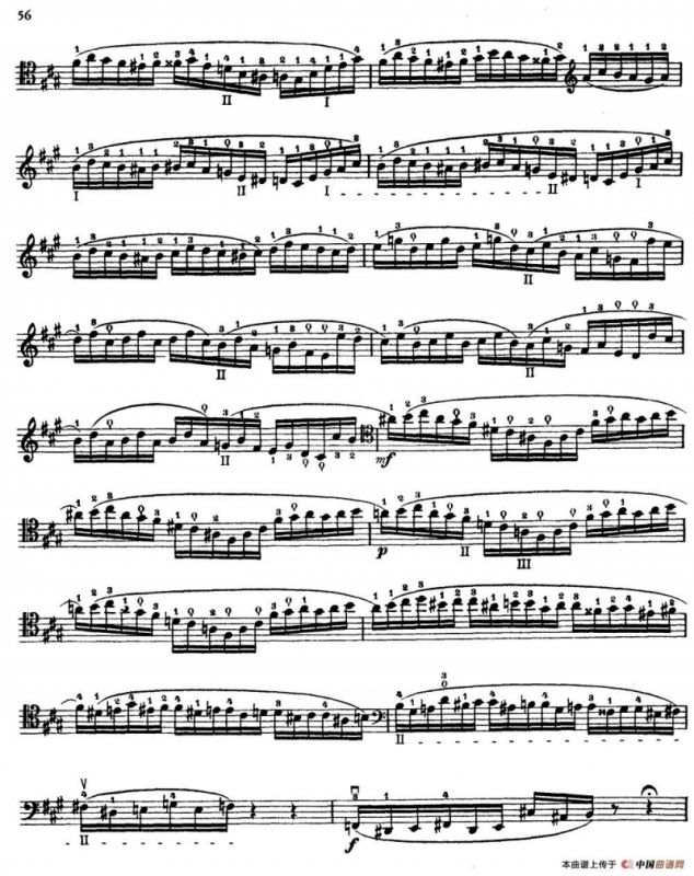 大提琴高级练习曲40首 No.26
