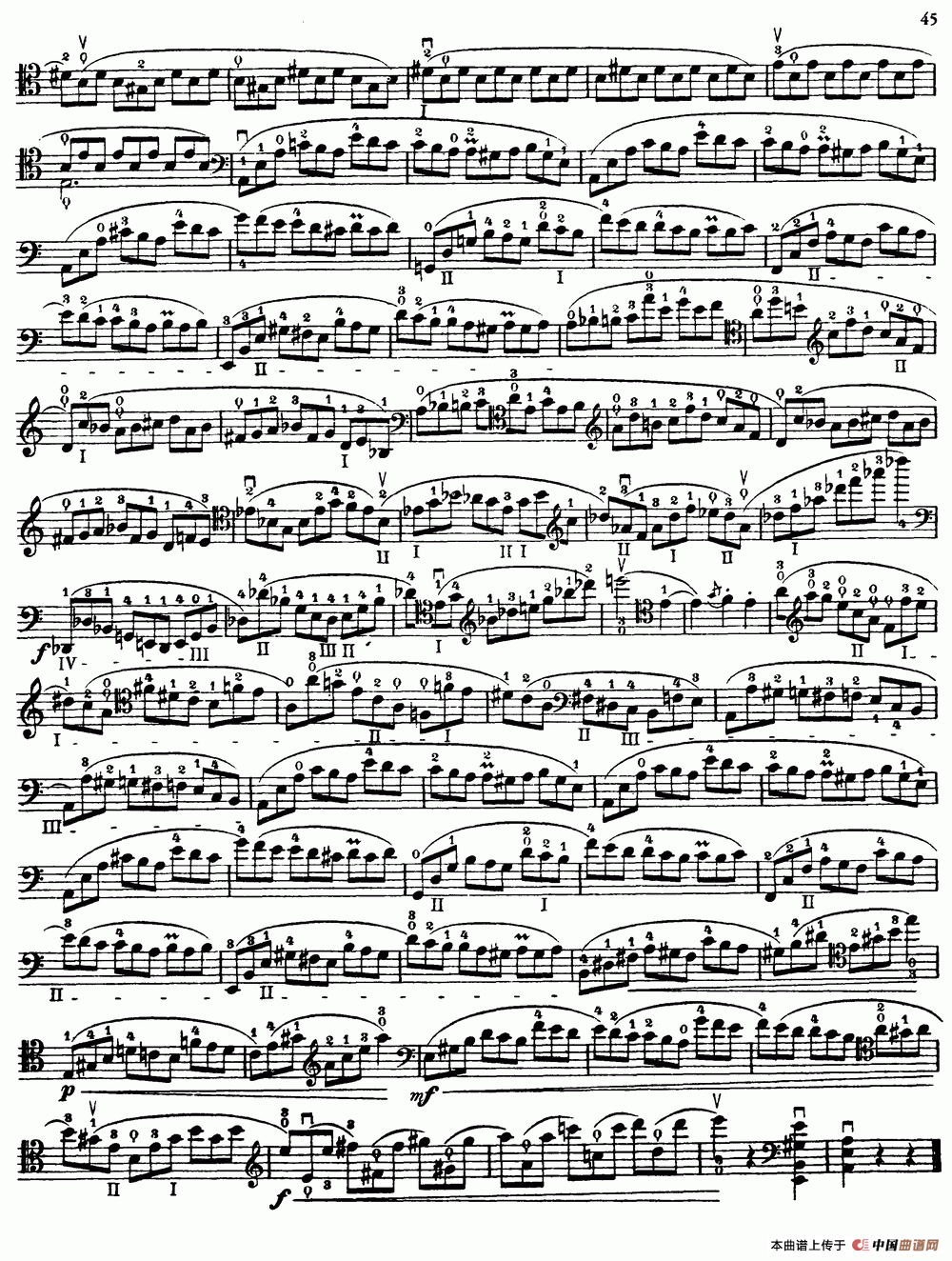 大提琴高级练习曲40首 No.21
