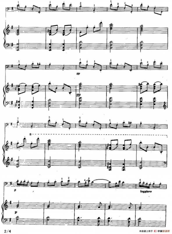 幽默曲（大提琴+钢琴伴奏）