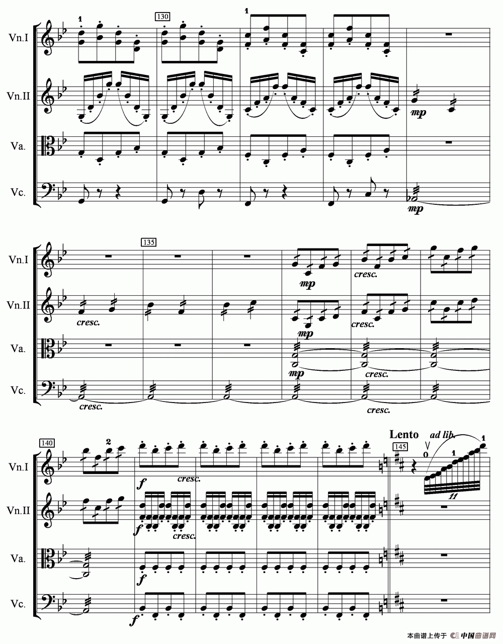 当红军去（弦乐四重奏）