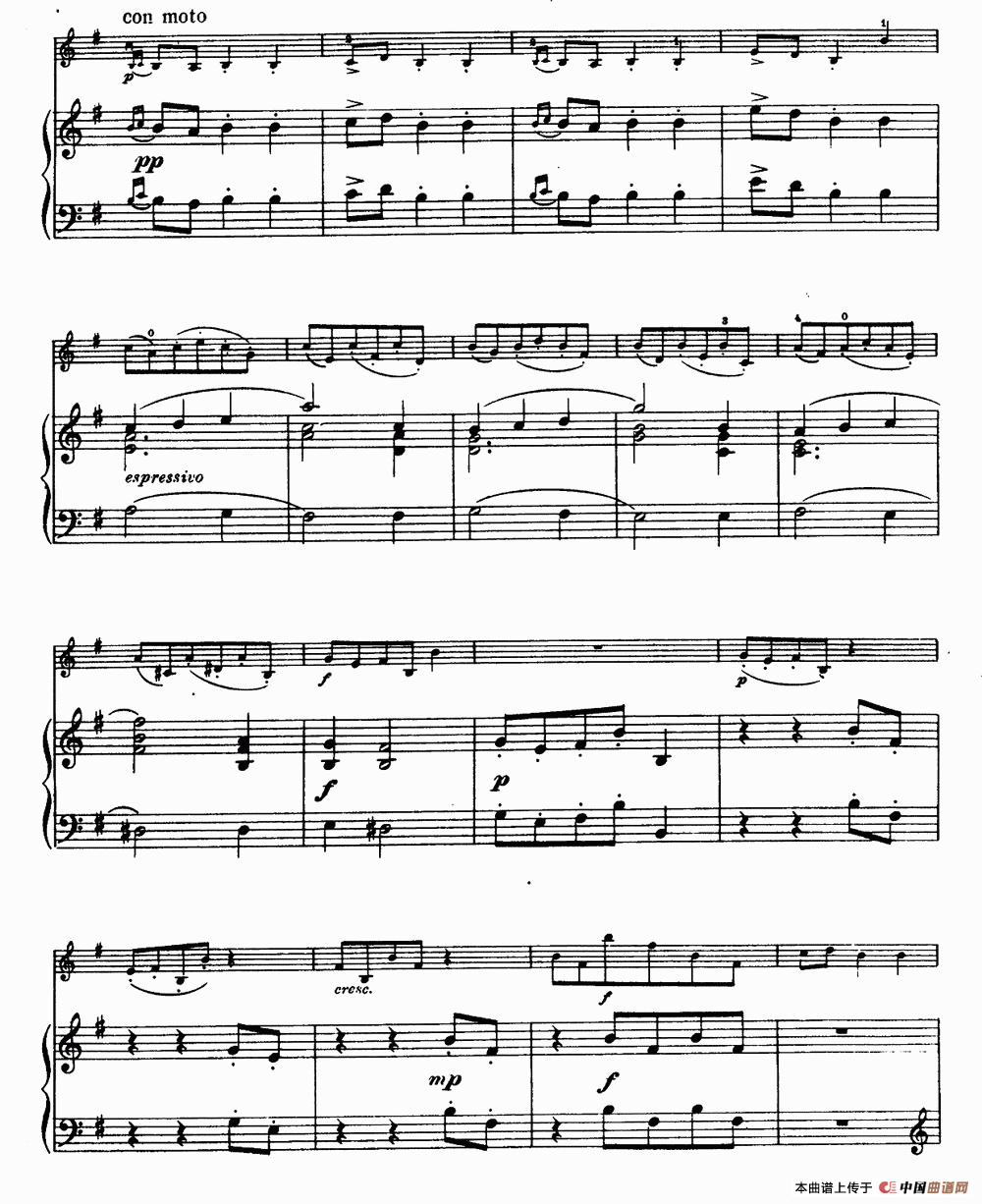 祖母的小步舞曲（小提琴+钢琴伴奏）