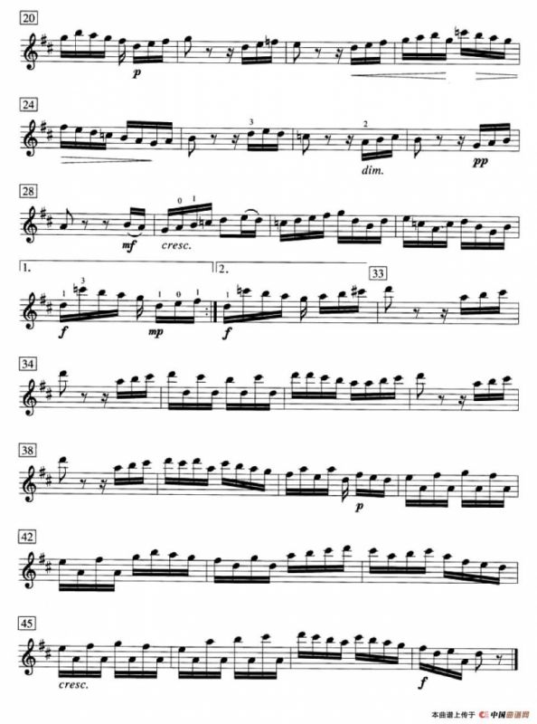 Moto Perpetuo （加拿大小提琴考级·第四级）