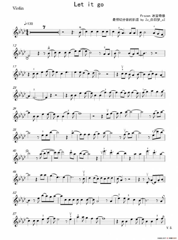 let it go（冰雪奇缘）