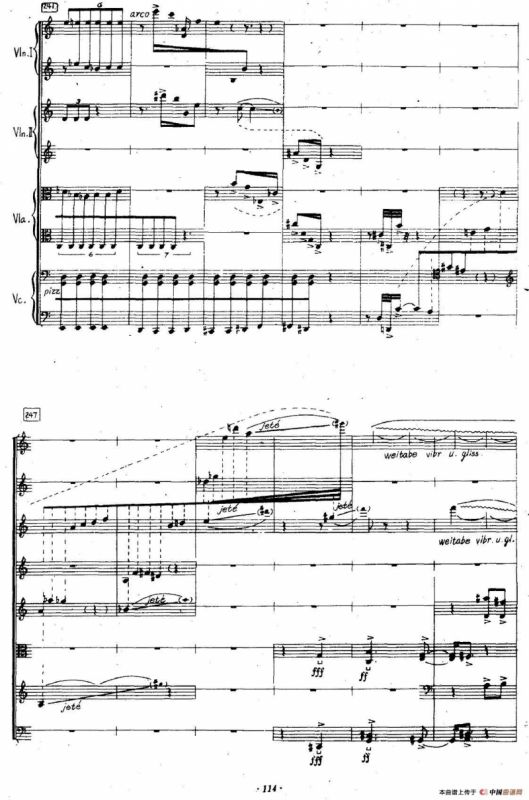 第三弦乐四重奏（音乐主题选用中国民歌片段）