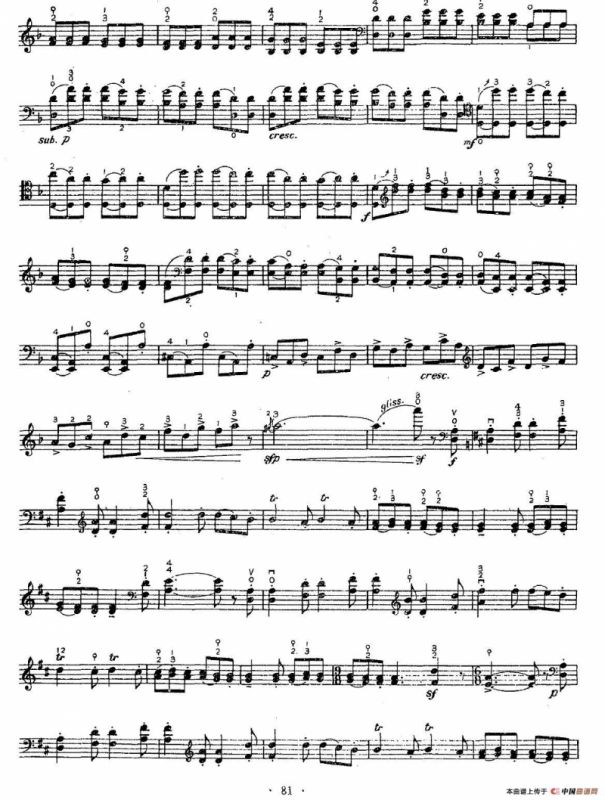 随想练习曲第十一首（大提琴）