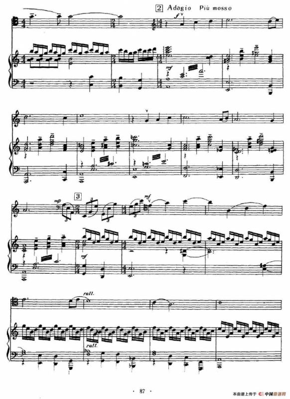 心潮（大提琴独奏+钢琴伴奏）