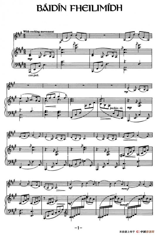 Baidin Fheilimidh（爱尔兰曲调）