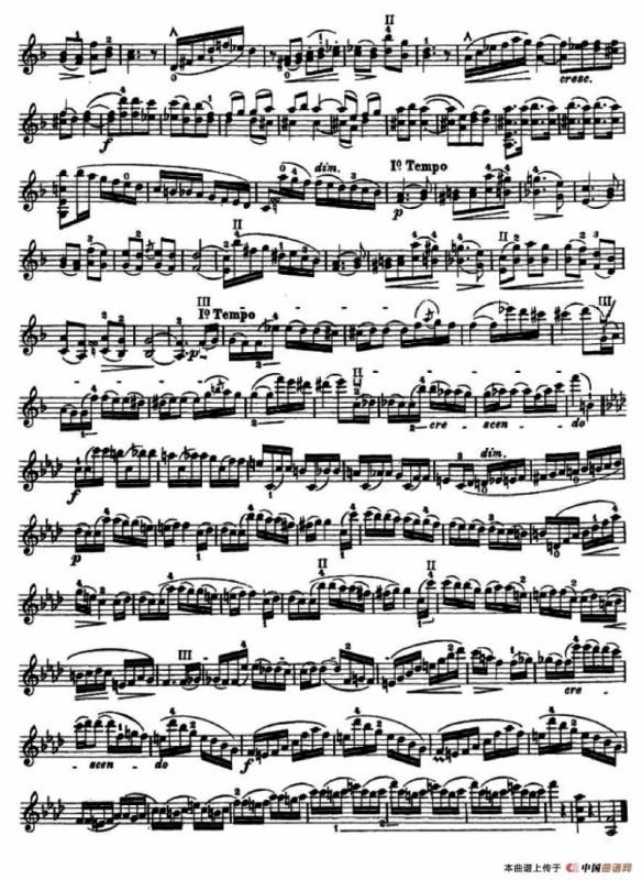 让·德尔菲·阿拉尔-12首小提琴隨想练习曲之18