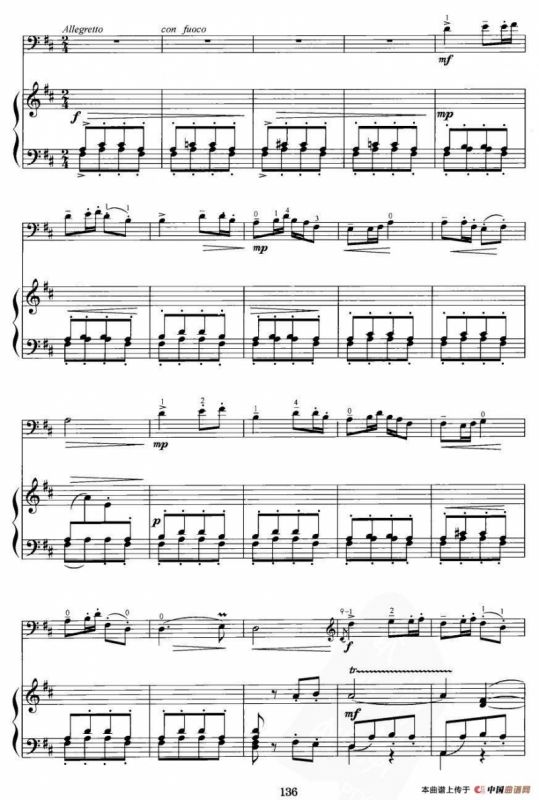 春天来到了草原（大提琴+钢琴伴奏）