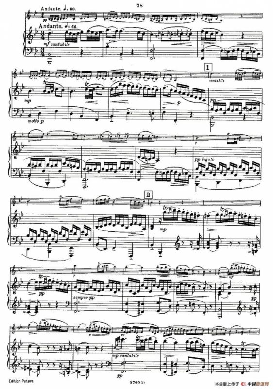 Mozart - Violin Sonata No.7, KV. 376（第七小提琴奏鸣曲）