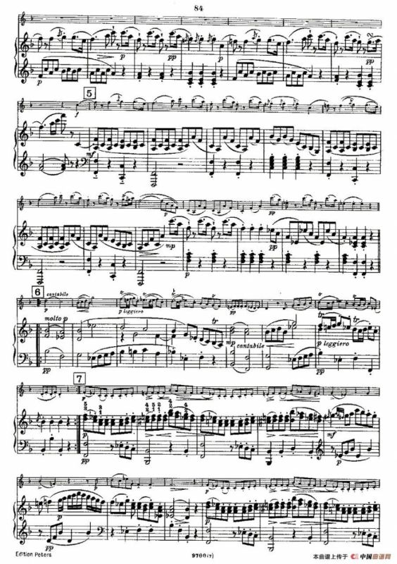 Mozart - Violin Sonata No.7, KV. 376（第七小提琴奏鸣曲）