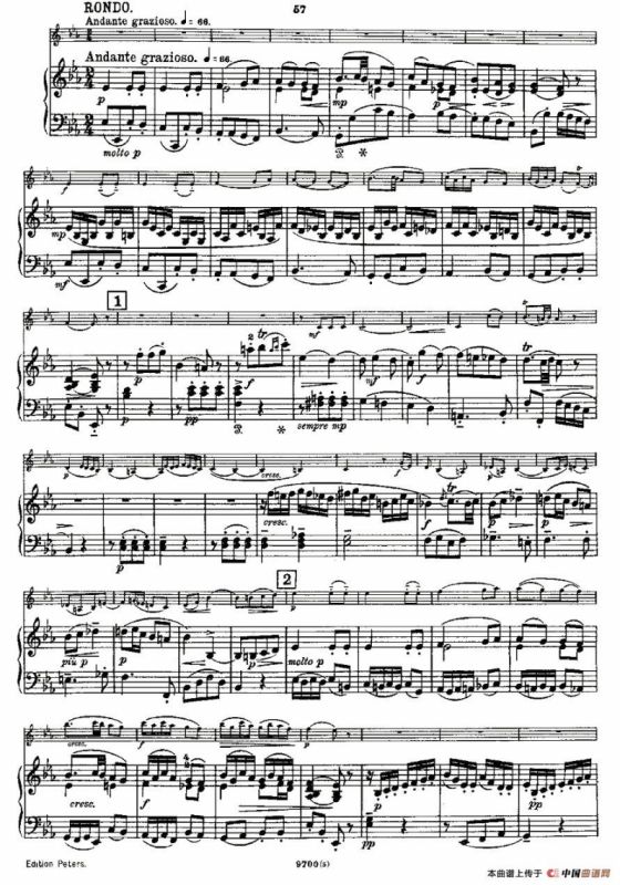 Mozart - Violin Sonata No.5, KV. 302（第五小提琴奏鸣曲）