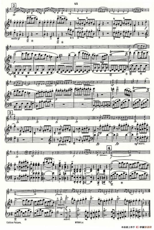 Mozart - Violin Sonata No.4, KV. 304（第四小提琴奏鸣曲）