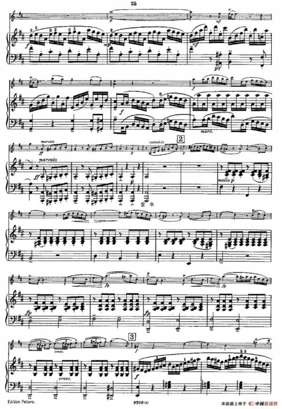 Mozart - Violin Sonata No.3, KV. 306（第三小提琴奏鸣曲）