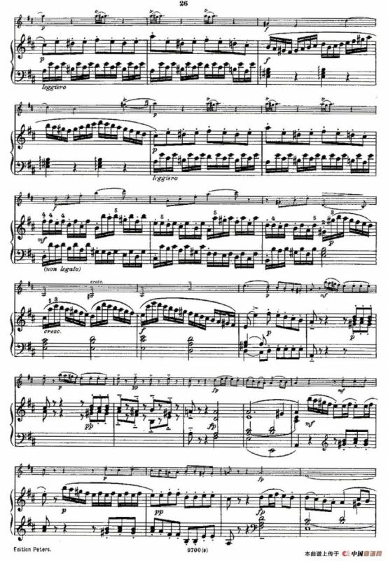 Mozart - Violin Sonata No.3, KV. 306（第三小提琴奏鸣曲）