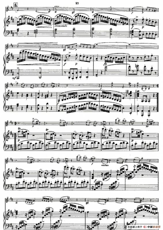 Mozart - Violin Sonata No.3, KV. 306（第三小提琴奏鸣曲）