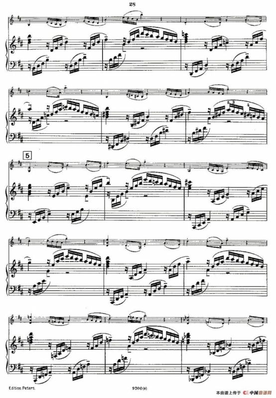 Mozart - Violin Sonata No.3, KV. 306（第三小提琴奏鸣曲）