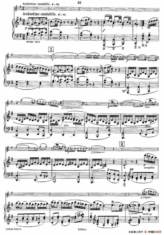 Mozart - Violin Sonata No.3, KV. 306（第三小提琴奏鸣曲）