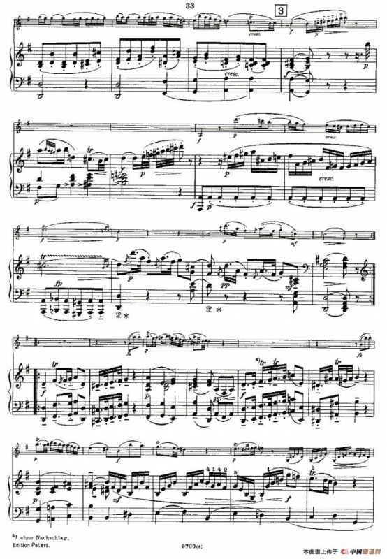 Mozart - Violin Sonata No.3, KV. 306（第三小提琴奏鸣曲）