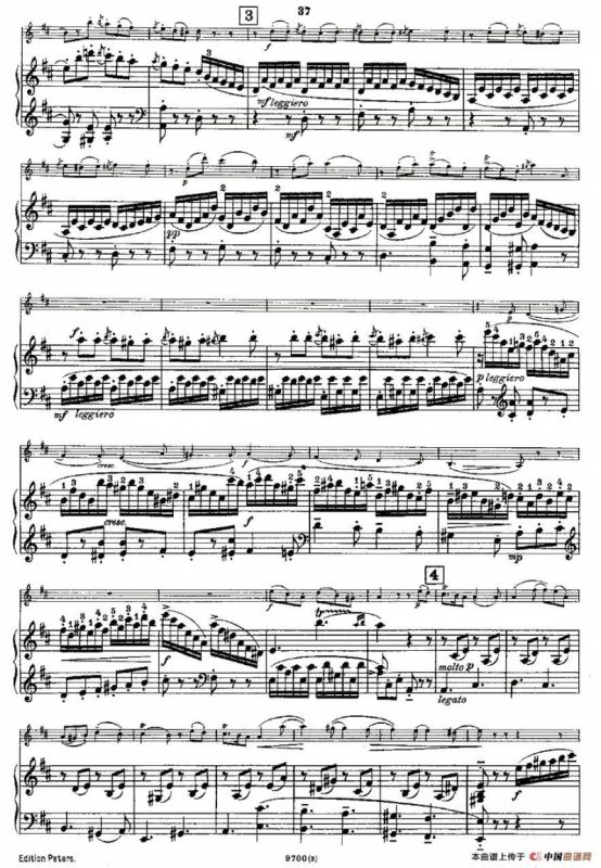 Mozart - Violin Sonata No.3, KV. 306（第三小提琴奏鸣曲）