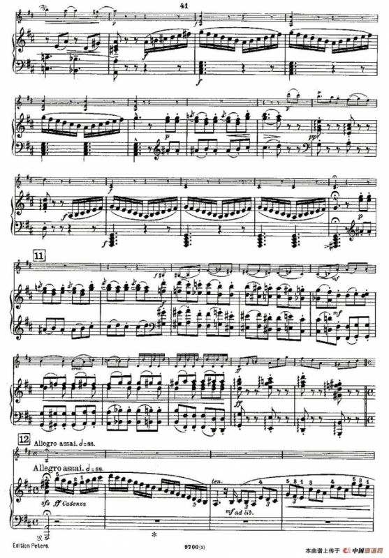 Mozart - Violin Sonata No.3, KV. 306（第三小提琴奏鸣曲）