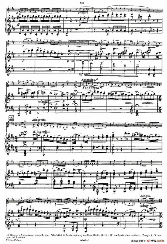 Mozart - Violin Sonata No.3, KV. 306（第三小提琴奏鸣曲）