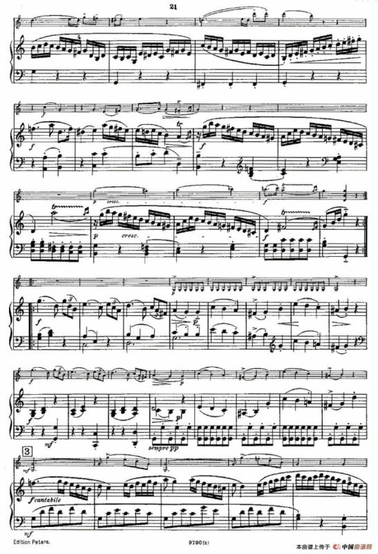 Mozart - Violin Sonata No.2, KV. 303（第二小提琴奏鸣曲）