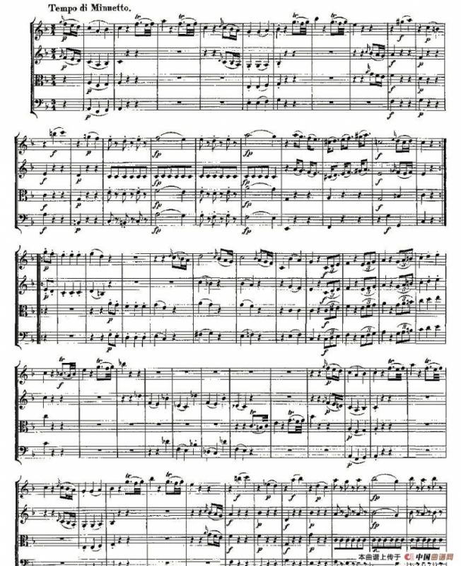 Quartet No. 5 in F Major, K. 158（F大调第五弦乐四重奏）