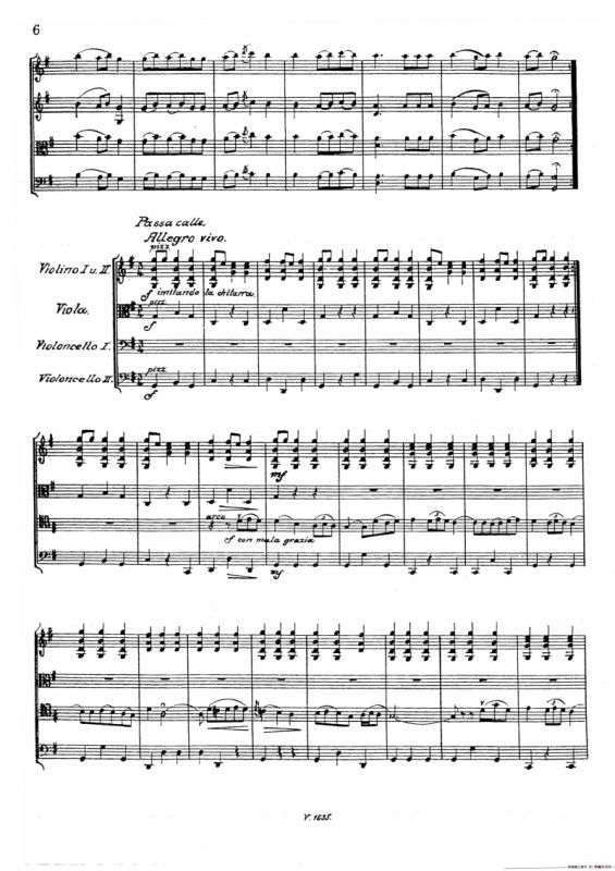 马德里街道小夜曲（弦乐四重奏）