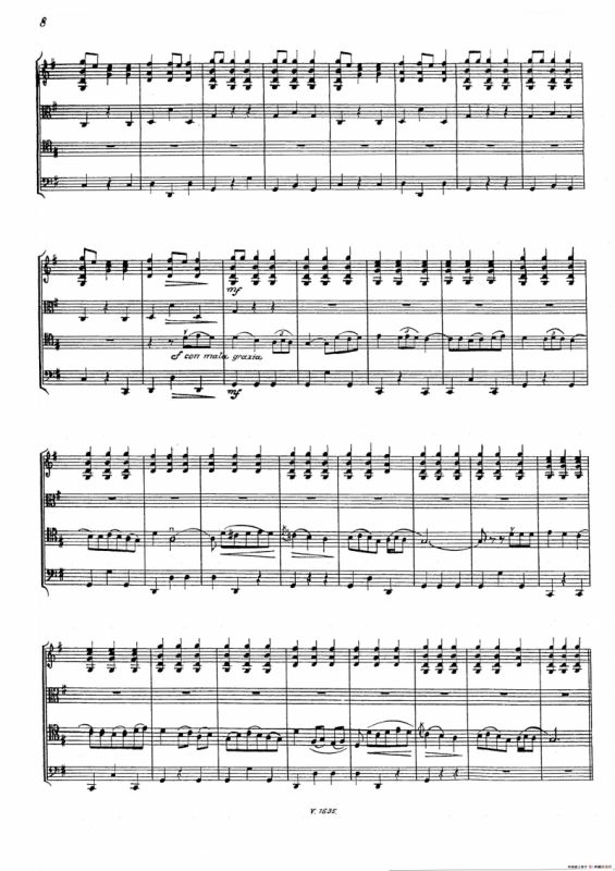 马德里街道小夜曲（弦乐四重奏）