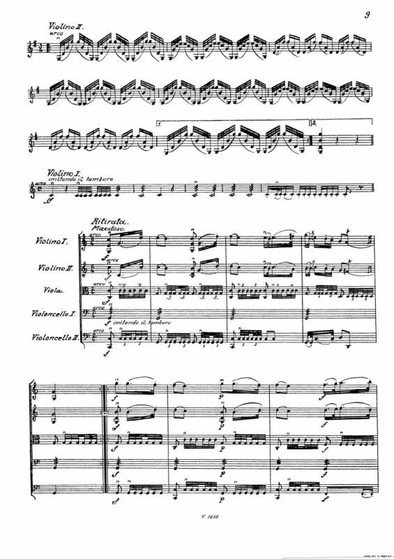 马德里街道小夜曲（弦乐四重奏）