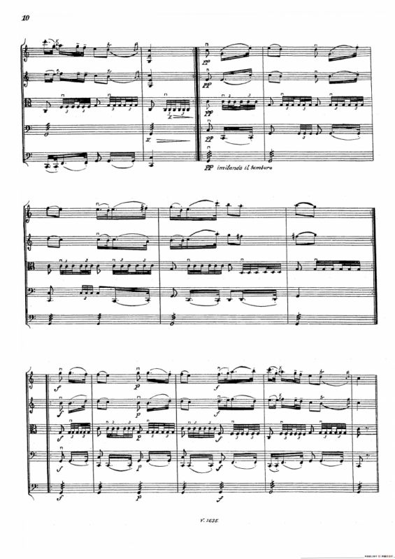 马德里街道小夜曲（弦乐四重奏）