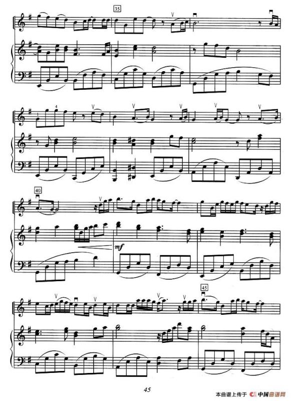 羽毛（小提琴+钢琴伴奏）