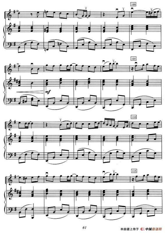 雪之花（小提琴+钢琴伴奏）