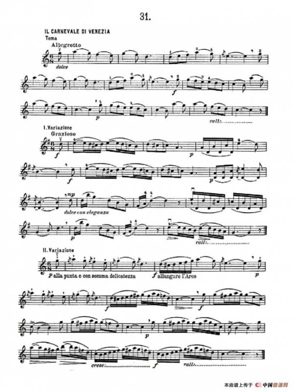 36 Studi Melodici E Facilissimi Op.48之31—36（36首容易旋律 作品.48）