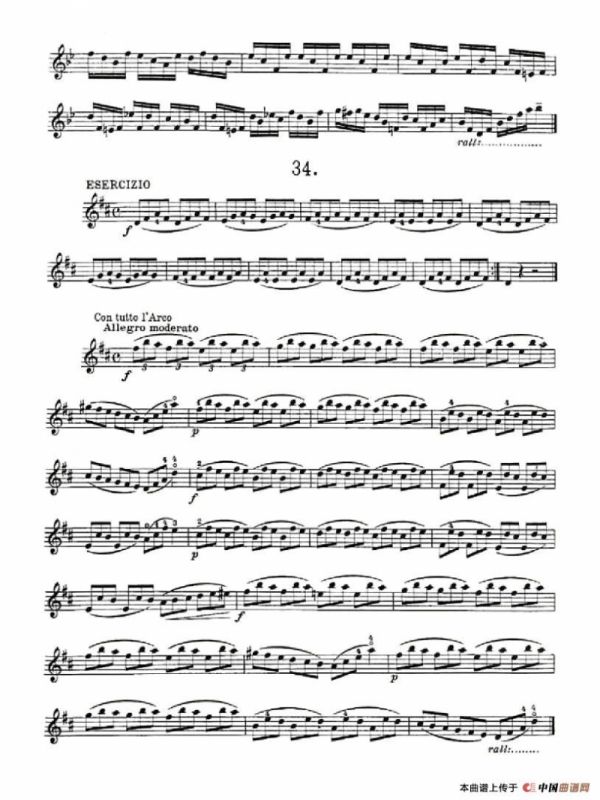 36 Studi Melodici E Facilissimi Op.48之31—36（36首容易旋律 作品.48）