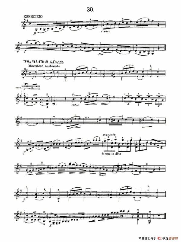 36 Studi Melodici E Facilissimi Op.48之21—30（36首容易旋律 作品.48）