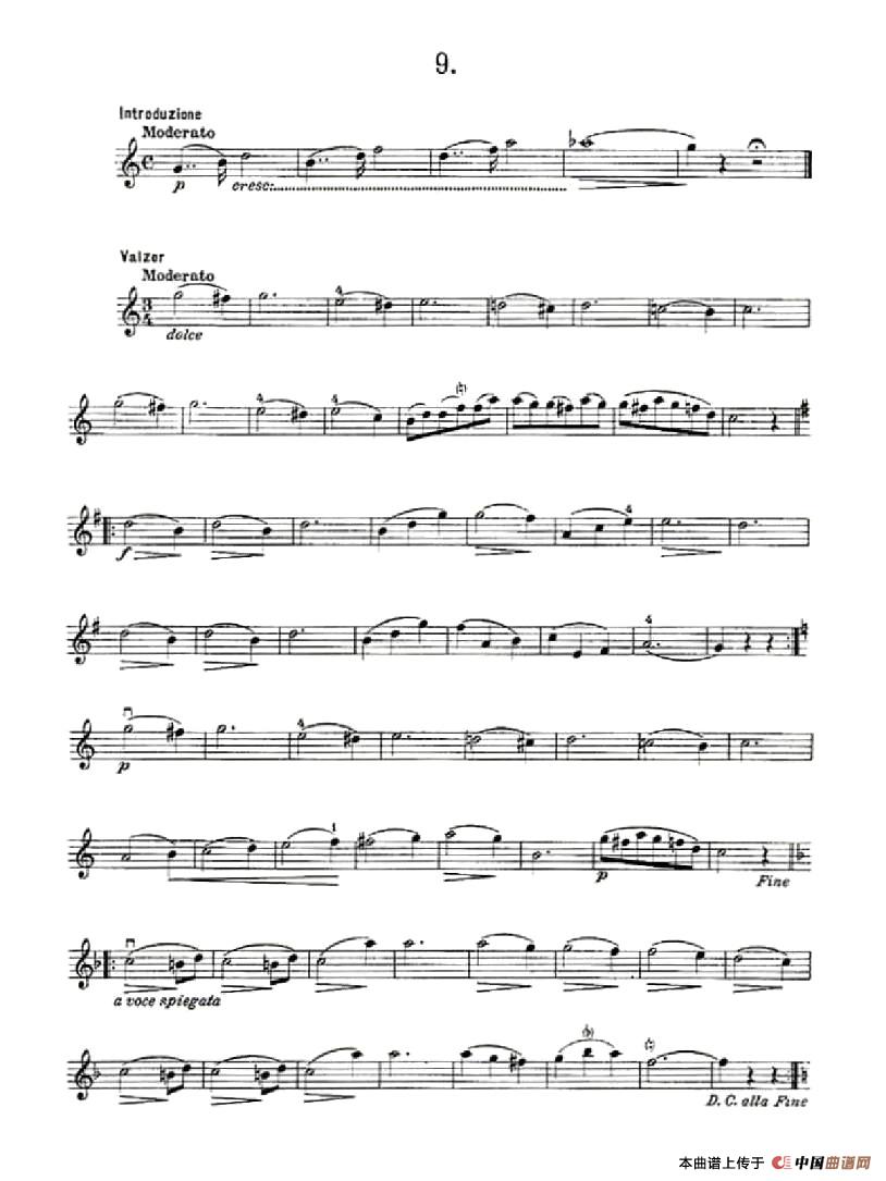 36 Studi Melodici E Facilissimi Op.48之1—10（36首容易旋律 作品.48）