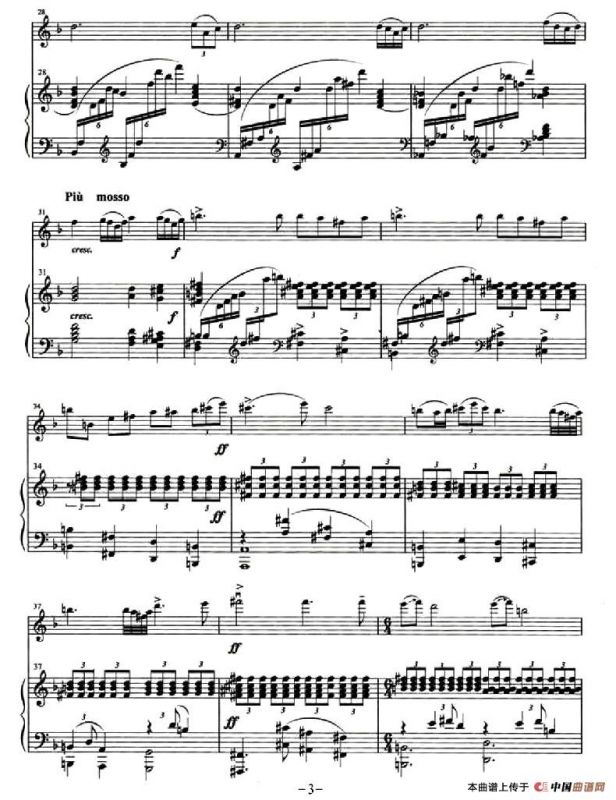 金色的秋天（小提琴+钢琴伴奏）