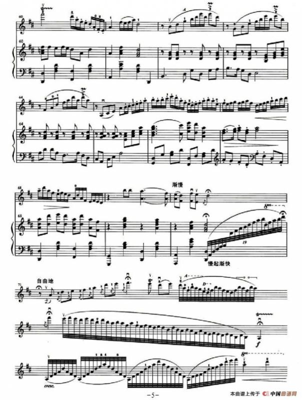 毛主席关怀咱山里人（小提琴+钢琴伴奏）