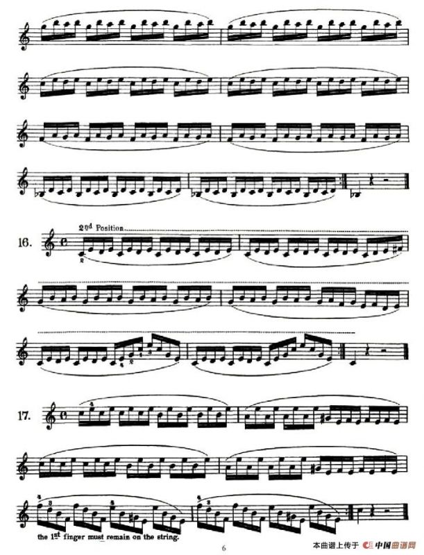 School of Mechanism, Op. 74（小提琴技巧练习13——22）