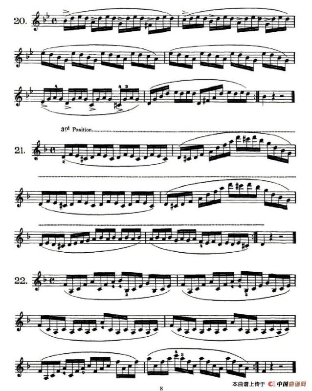 School of Mechanism, Op. 74（小提琴技巧练习13——22）